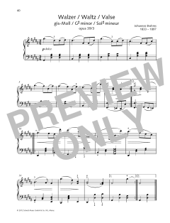 Waltz G-sharp minor von Johannes Brahms (Download) 