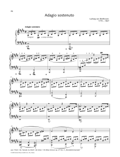 Adagio Sostenuto von Ludwig van Beethoven (Download) 