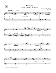 Sonatina No. 1 G major von Ludwig van Beethoven (Download) 