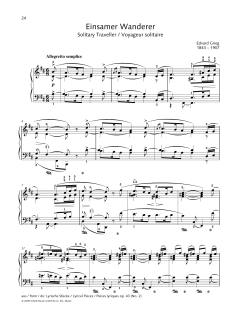 Solitary Traveller von Edvard Grieg (Download) 