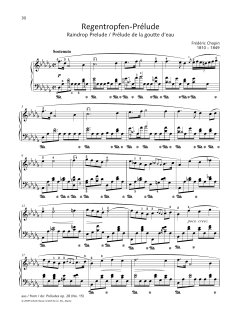 Raindrop Prelude von Frédéric Chopin (Download) 
