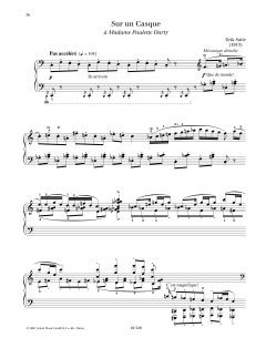 Sur un Casque von Erik Satie (Download) 