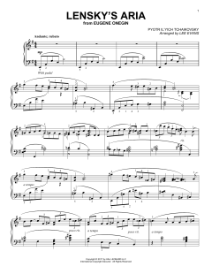 Lenski's Aria von Pyotr Il'yich Tchaikovsky (Download) 