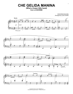 Che gelida manina from La Bohème von Giacomo Puccini (Download) 