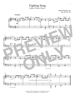 Fighting Song, Op. 89, No. 30 (Download) 