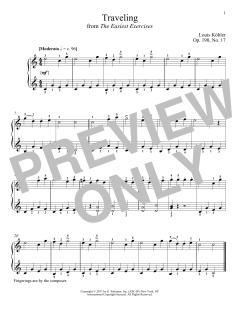Traveling, Op. 190, No. 17 von Louis Köhler (Download) 
