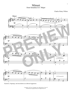 Minuet von Charles Henry Wilton (Download) 