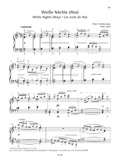 White Nights (May) von Pyotr Il'yich Tchaikovsky (Download) 