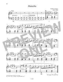 Mazurka in G major von Frédéric Chopin (Download) 