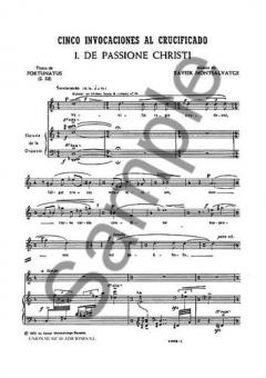 Cinco Invocaciones Al Crucificado von Xavier Montsalvatage 