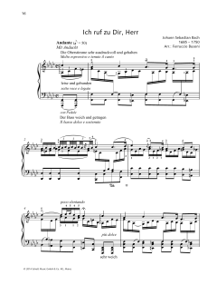 Ich ruf zu Dir, Herr von Johann Sebastian Bach (Download) 
