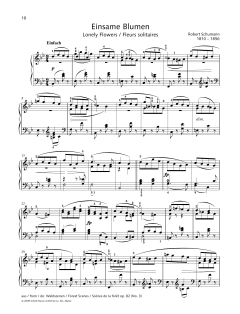 Lonely Flowers von Robert Schumann (Download) 