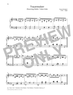 Mourning Waltz von Franz Schubert (Download) 