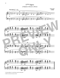 3ème Ogive von Erik Satie (Download) 