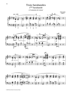 1ère Sarabande von Erik Satie (Download) 