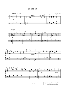 Sonatina I von Johann Baptist Vanhal (Download) 