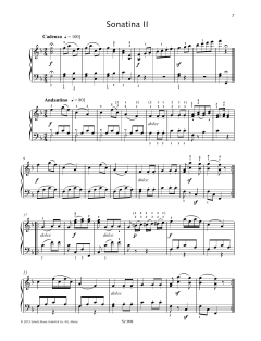 Sonatina II von Johann Baptist Vanhal (Download) 