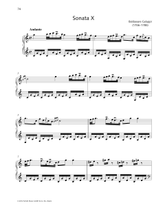 Sonata X C major von Baldassare Galuppi (Download) 