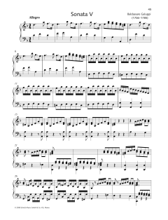 Sonata V D minor von Baldassare Galuppi (Download) 