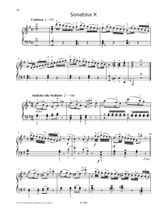 Sonatina X von Johann Baptist Vanhal (Download) 