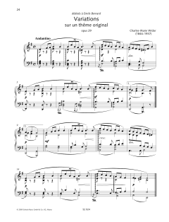 Variations sur un thème original von Charles-Marie Widor (Download) 
