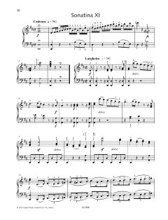 Sonatina XI von Johann Baptist Vanhal (Download) 