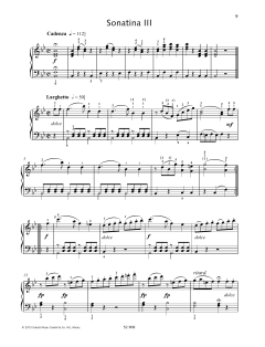 Sonatina III von Johann Baptist Vanhal (Download) 