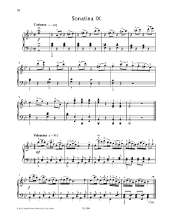 Sonatina IV von Johann Baptist Vanhal (Download) 