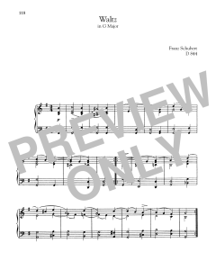 Waltz In G Major, D. 844 (Download) 