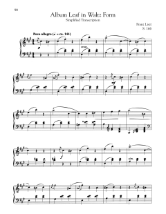 Album Leaf In Waltz Form (Download) 