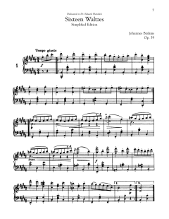 16 Waltzes, Op. 39 (Simplified Edition) (Download) 