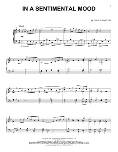 In A Sentimental Mood von Duke Ellington (Download) 