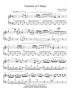 Sonatina In F Major, Op. 36, No. 4 von Muzio Clementi (Download) 