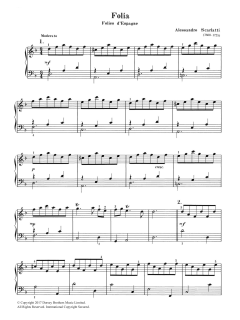 Folia von Alessandro Scarlatti (Download) 