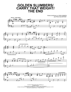 Golden Slumbers/Carry That Weight/The End von Paul McCartney (Download) 
