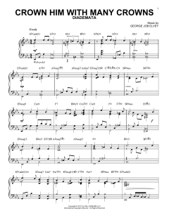 Crown Him With Many Crowns [Jazz version] von Godfrey Thring (Download) 