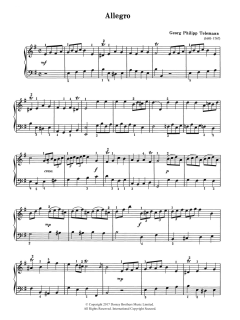 Allegro von Georg Philipp Telemann (Download) 