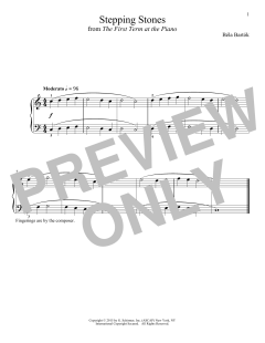 Stepping Stones von Béla Bartók (Download) 