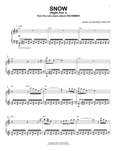 Snow (Night Part 1) von George Winston (Download) 