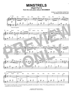 Minstrels (Night Part 3) von George Winston (Download) 