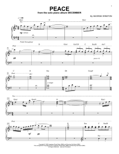 Peace von George Winston (Download) 