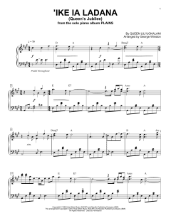 Ike La Ladana (Queen's Jubilee) von George Winston (Download) 