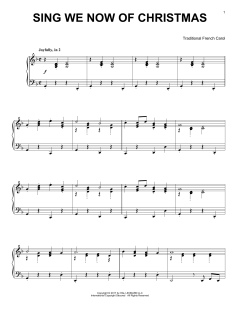 Sing We Now Of Christmas von Traditional French Carol (Download) 