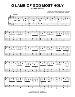 O Lamb Of God Most Holy von Nikolaus Decius (Download) 
