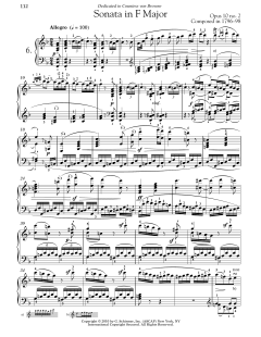 Piano Sonata No. 6 In F Major, Op. 10, No. 2 von Ludwig van Beethoven (Download) 