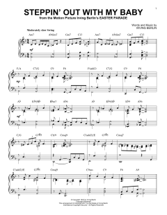 Steppin' Out With My Baby [Jazz version] von Irving Berlin (Download) 