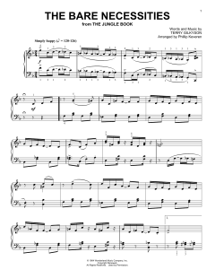 The Bare Necessities [Ragtime version] von Terry Gilkyson (Download) 