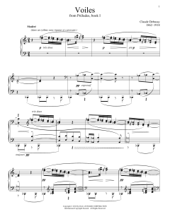 Voiles von Claude Debussy (Download) 