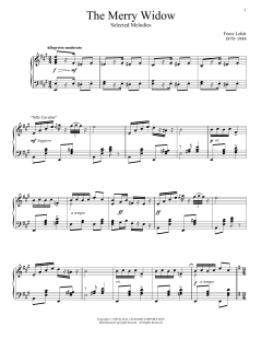 The Merry Widow, Selected Melodies (Download) 
