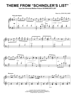 Theme From "Schindler's List" (Download) 